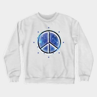 Peace Spaceship Crewneck Sweatshirt